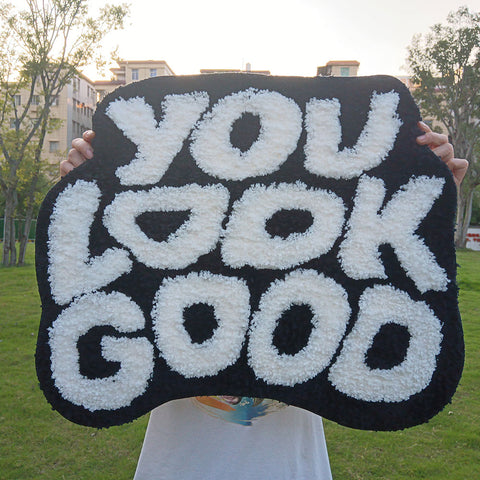 You Look Good Rugs-Black