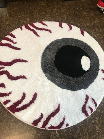 Bloodshot Eyeball Tufted Rug